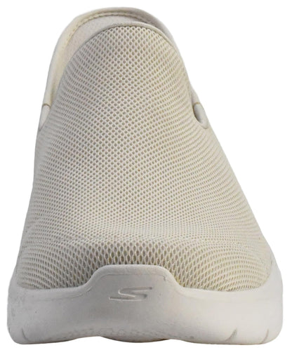 Skechers Men's Go Walk Flex No Hands Slip ins Athletic Slip-On Casual Walking Shoe, Natural