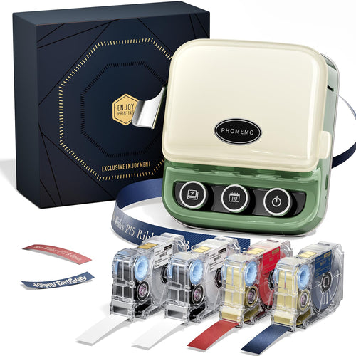 Phomemo Impresora de Cintas P15 (Mini Bluetooth / 4 Cintas)