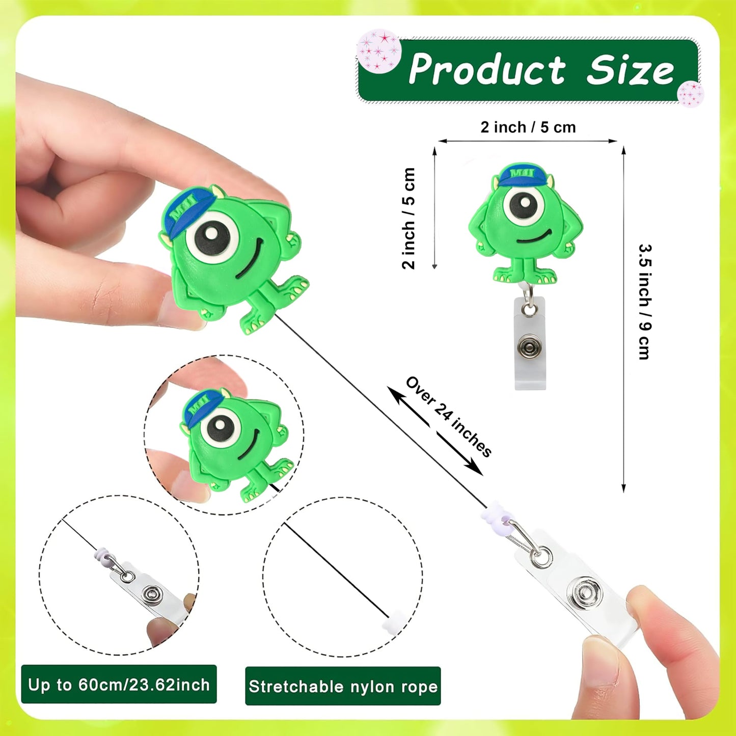 Carretes Retráctiles de Insignia de Enfermera Monster Factory (Paquete de 2)