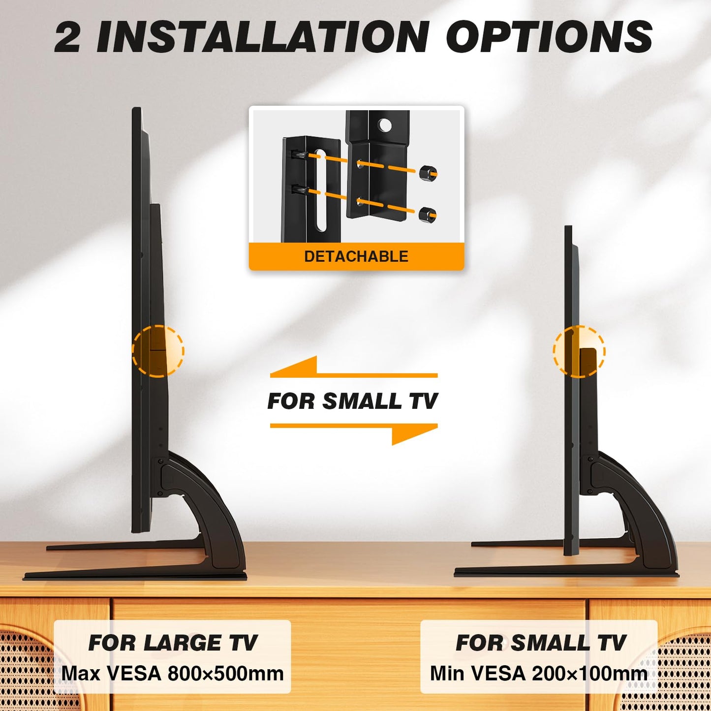 5Rcom Soporte Universal de Mesa para TV