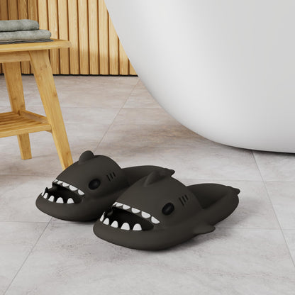 Hello Slippers Sandalias de Pez Pescador que Brillan en la Oscuridad (Negro / Talla EU 42-43)