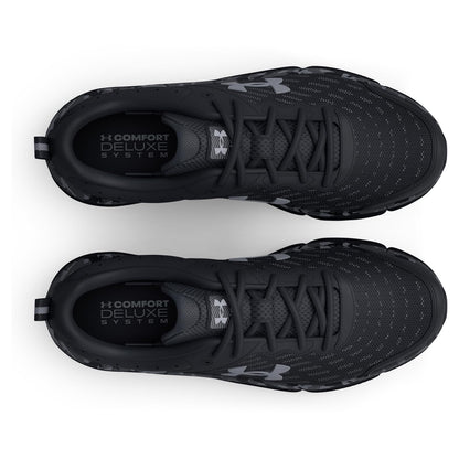 Under Armour Men's Charged Assert 10 Shoes, (001) Black/Black/Pitch Gray