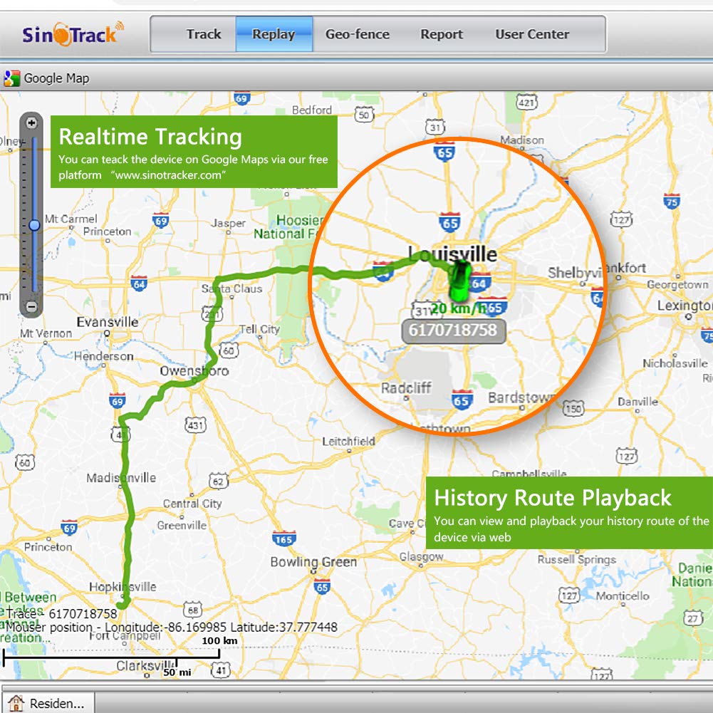 Localizador GPS SinoTrack 4G para Vehículos