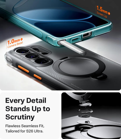 TORRAS Funda Ostand Q3 Air para Galaxy S26 Ultra 6.9" (Shadow Black)