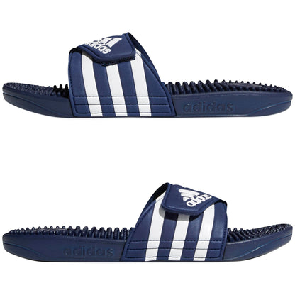 Adidas Performance Adissage Sandal, Dark Blue/White/Dark Blue