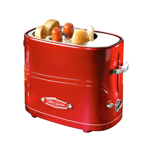 Nostalgia Tostadora Retro para Hot Dogs y Panes (HDT600RETRORED)