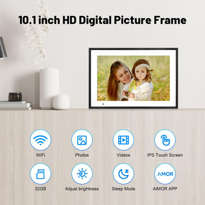 Marco de Fotos Digital Inteligente WiFi (32GB / 10.1 Pulgadas)