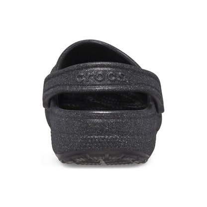 Crocs Zuecos Clásicos Brillantes Unisex (Negro / Talla 3 Hombre/5 Mujer)