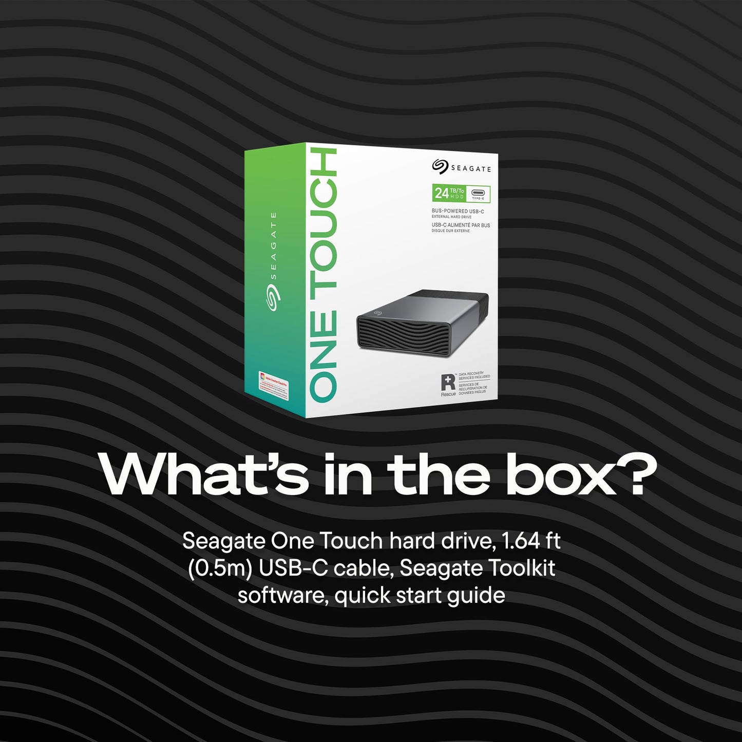 Seagate One Touch Disco Duro Externo de Escritorio (8TB)