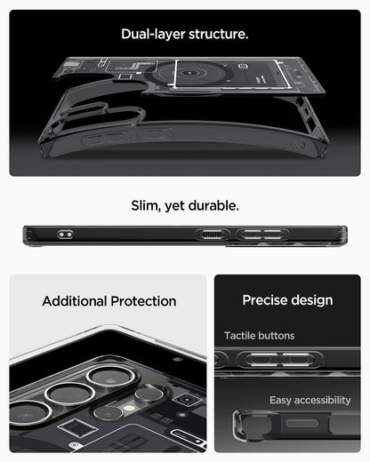 Spigen Funda Ultra Hybrid MagFit para Galaxy S25 Ultra (Zero One)