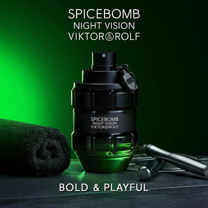 Viktor&Rolf Spicebomb Nightvision para Hombre (3 Fl Oz / EDT)