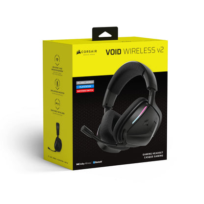 Corsair Auriculares Inalámbricos para Juegos Void v2 (Carbono)