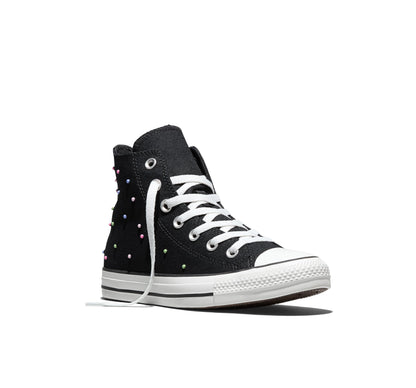 Converse, Unisex, Chuck Taylor All Star High-Top Mini Studs, Black/Pink/Very Peri