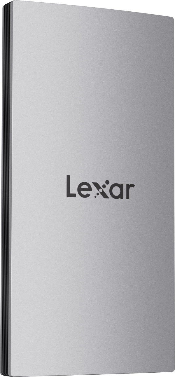 Lexar 2TB ES3 External SSD, Up to 1050MB/s Read, Storage Expansion, Compatible w/USB-C Smartphones, iPhone 15/16, PC, Mac, Tablets, Sleek & Sturdy Design, Silver (LES3XXX002T-RNSAU)