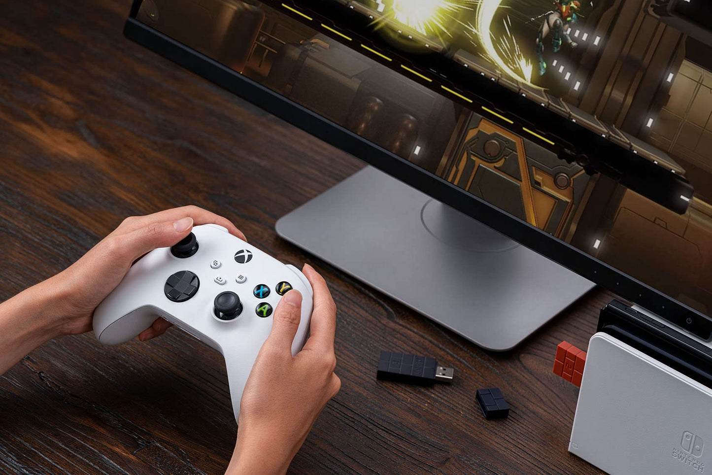 8BitDo Adaptador Inalámbrico USB 2 (Negro)