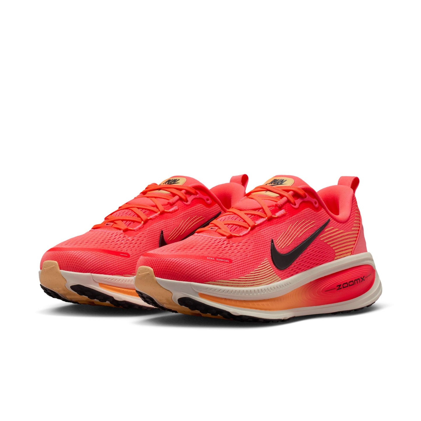 Nike Womens Vomero 18 Hot Lava/Black/Chalk/Orange Pulse