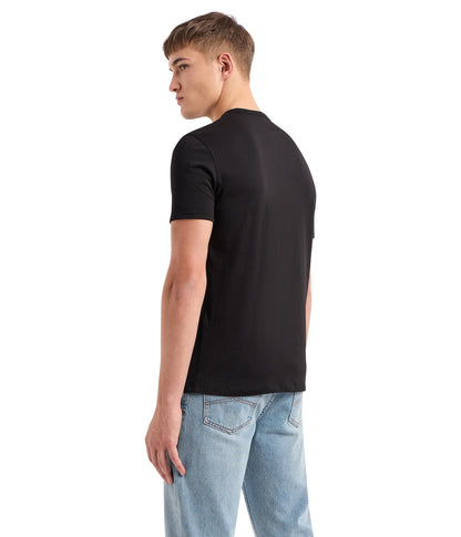 Armani Exchange Camiseta con Logo para Hombre (Talla Small / Color Negro)