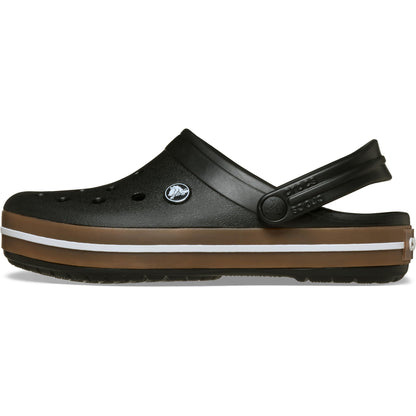 Crocs Unisex-Child Kids' Crocband Gum Clogs, Black/Gum