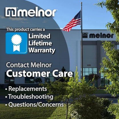 Melnor MiniMax Turbo Oscilador de Aspersores (Amarillo y Negro)