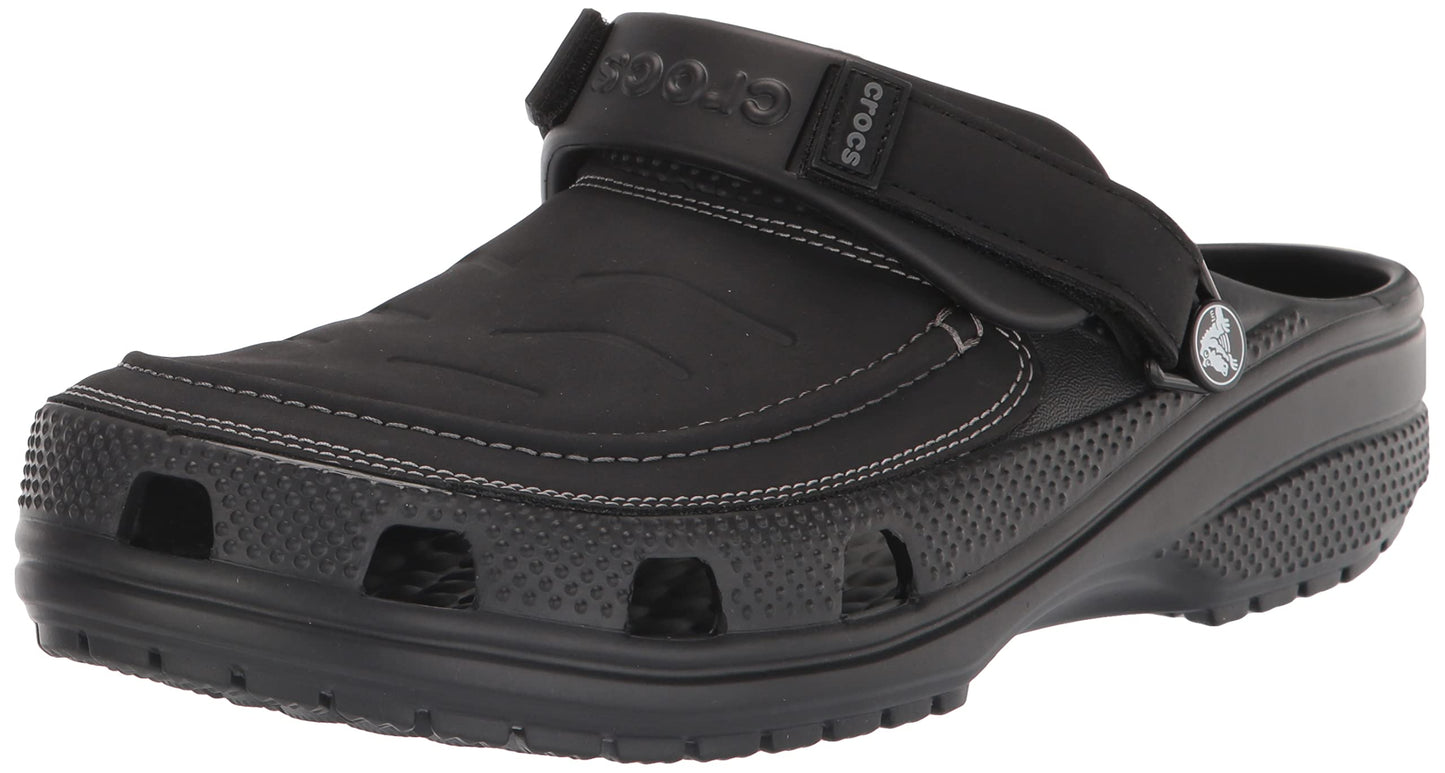 Crocs Men's Yukon Vista II LiteRide Clogs, Black/Slate Grey