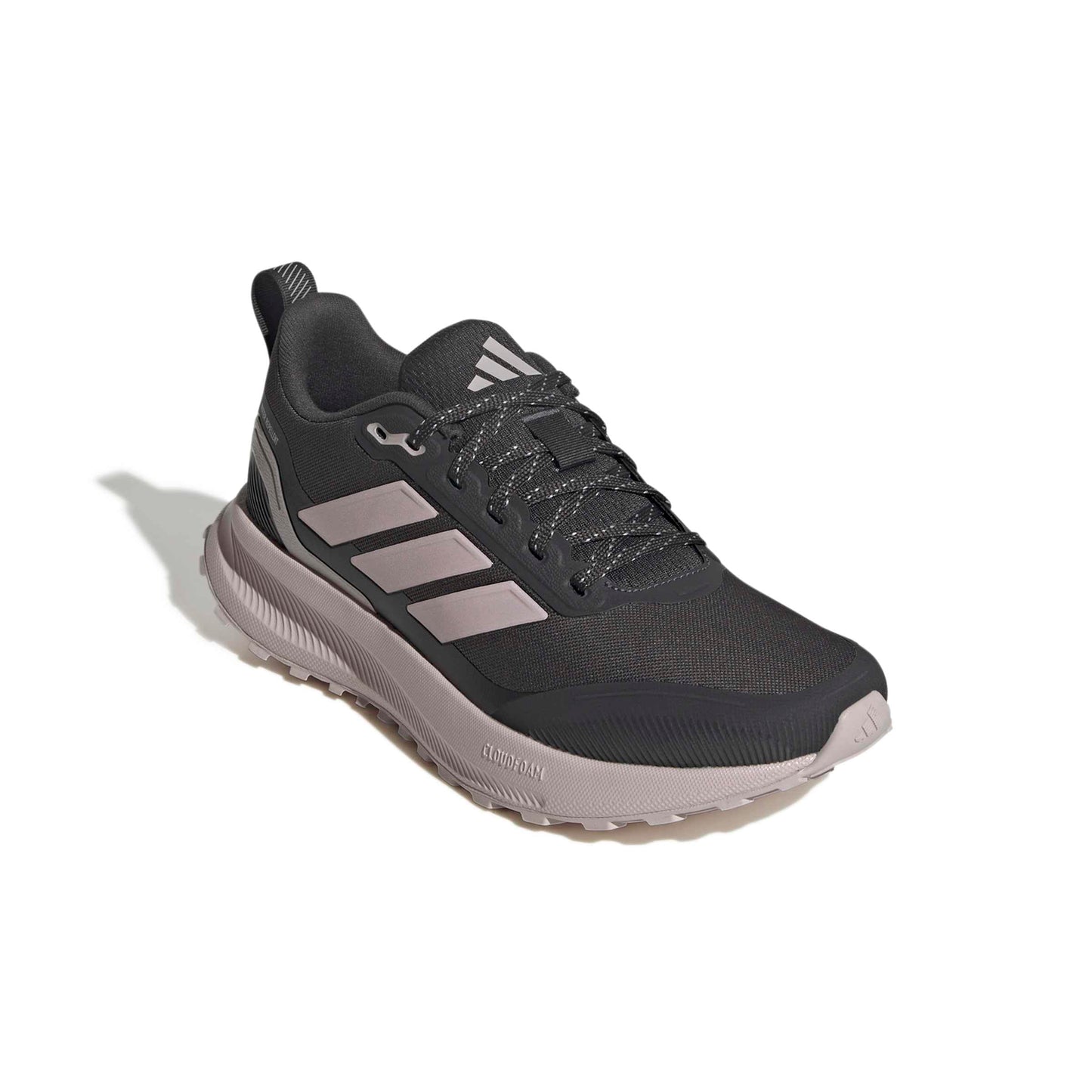 Adidas Women's Run Falcon 5 Trail, Carbon/Ice Purple/Black