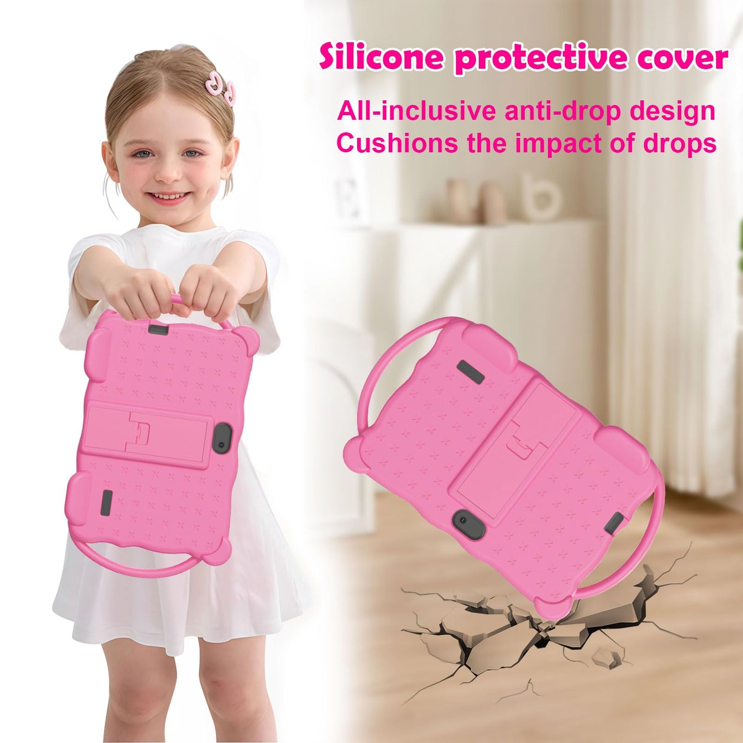 Nyxolaria Tableta para Niños de 7 Pulgadas (32GB / Rosa)