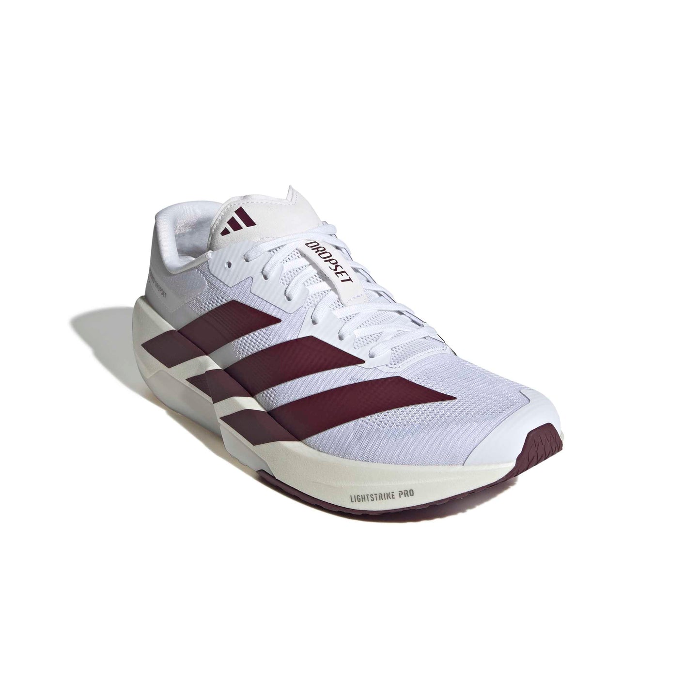 adidas Men's Adizero Dropset Pro Training, White/Maroon/Iron Metallic