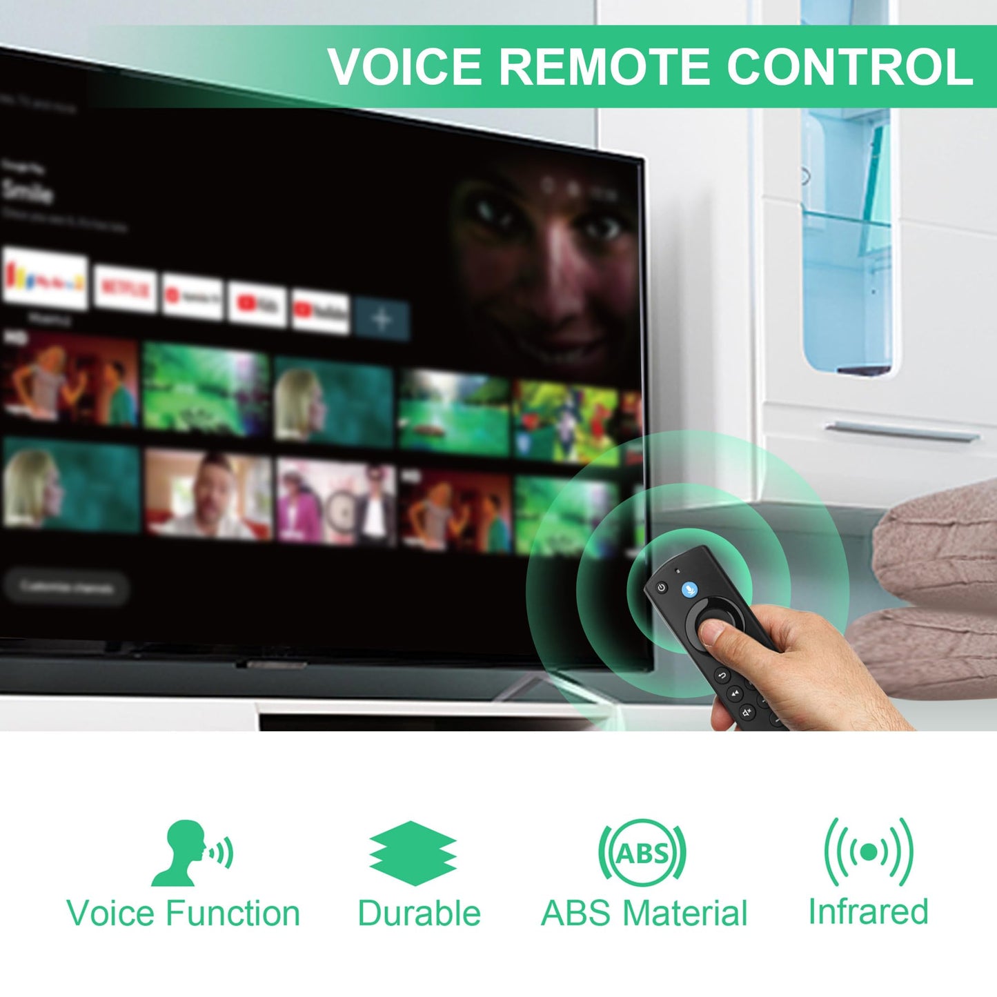 Control Remoto por Voz de Repuesto para Fire Smart TV