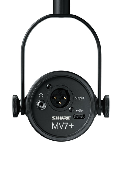 Shure MV7+ Micrófono Dinámico (Negro)