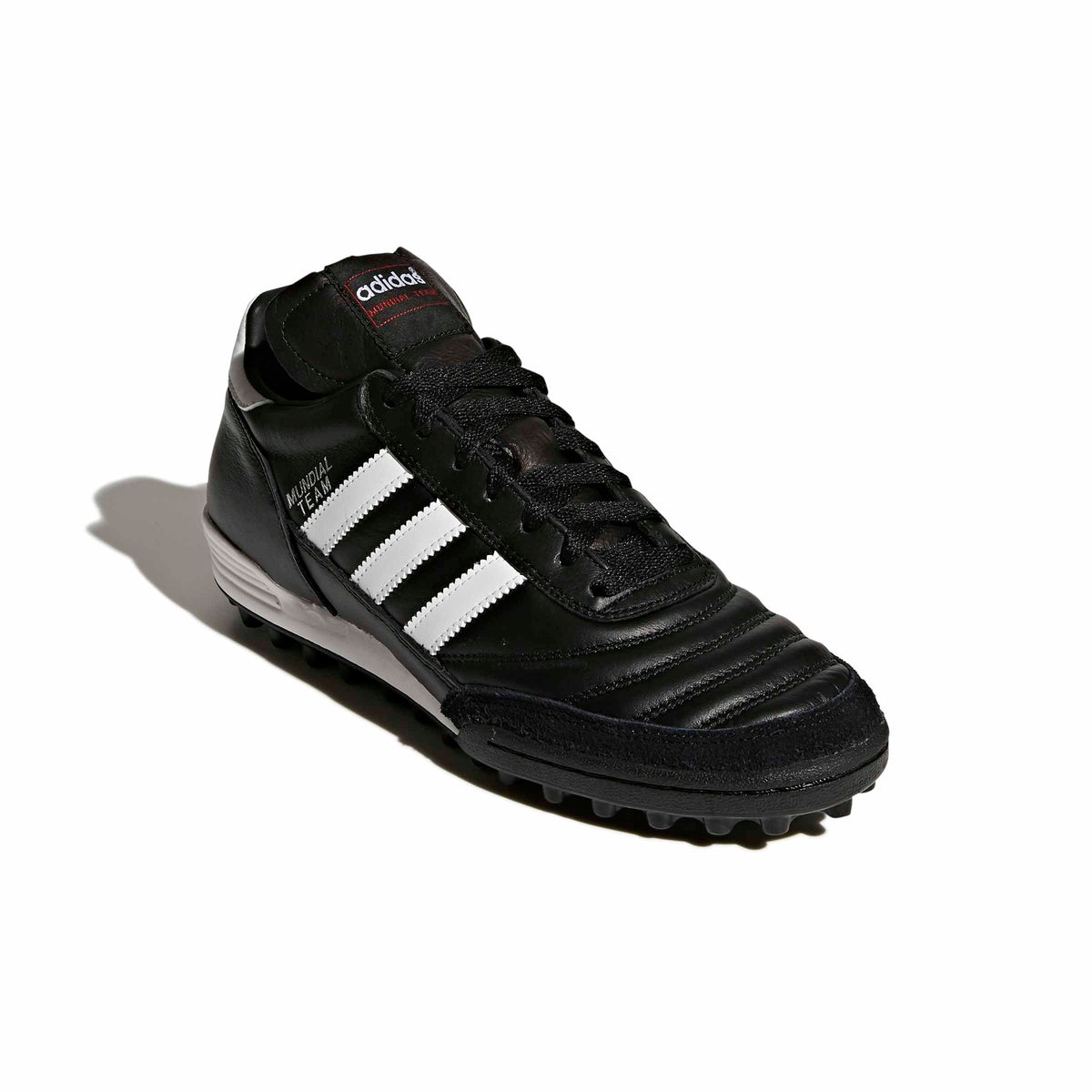 adidas Performance Men's MUNDIAL TEAM Athletic Shoe, black/white/red