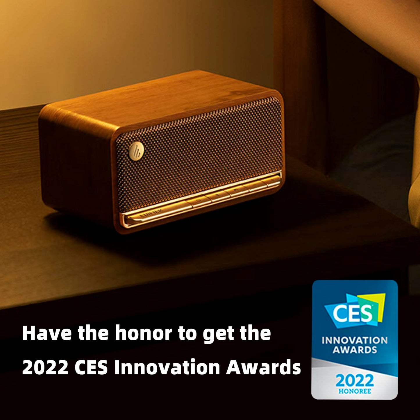 Edifier Altavoz Bluetooth de Madera Retro (Marrón / 20W)