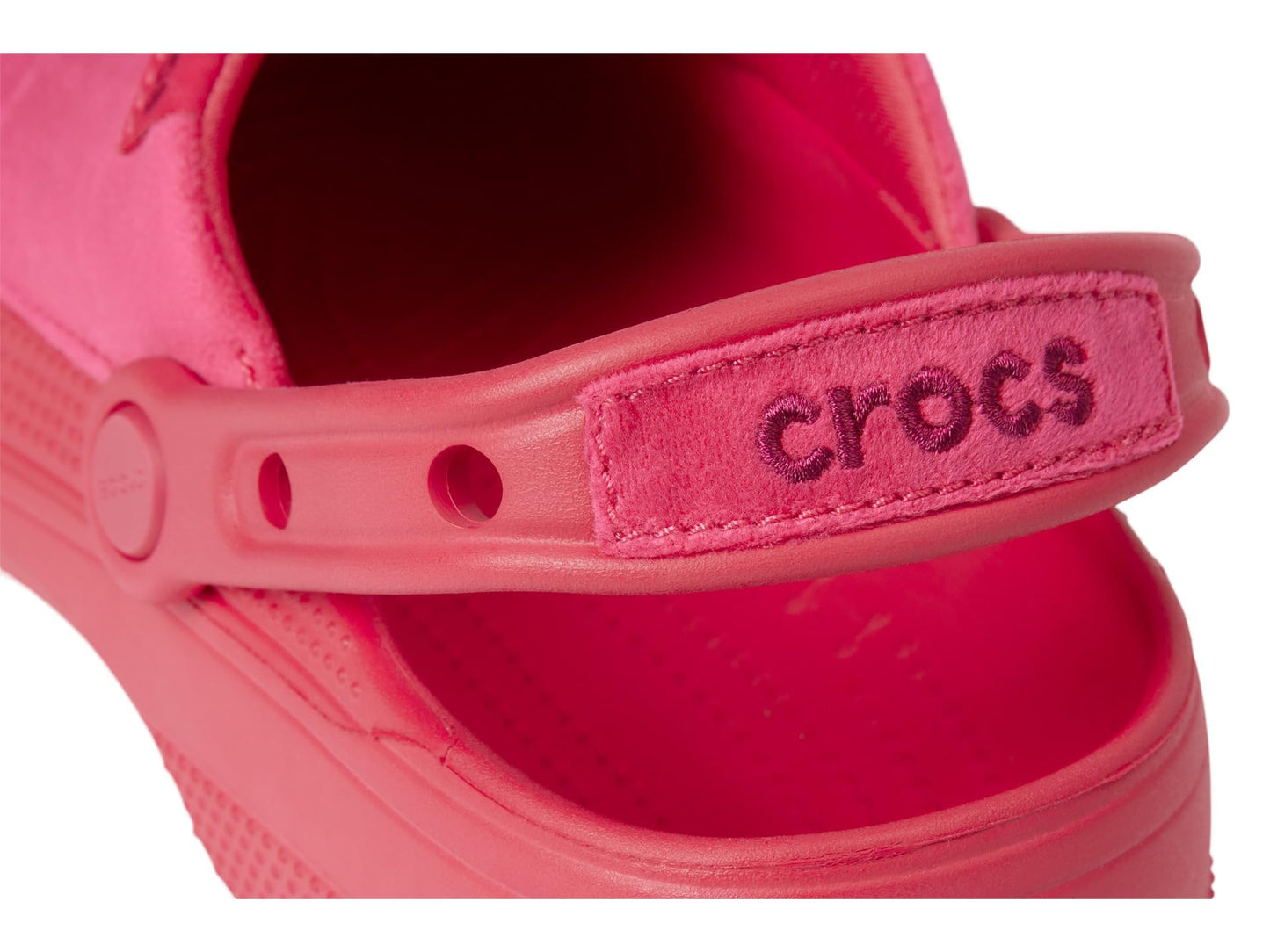 Crocs Unisex Classic Crafted Canvas Clogs Digital Raspberry Velvet