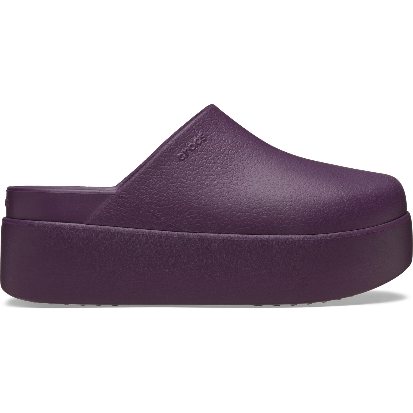 Crocs Women's Dylan Platform Clog, Mule Platform Shoes for Women, Plush Plum
