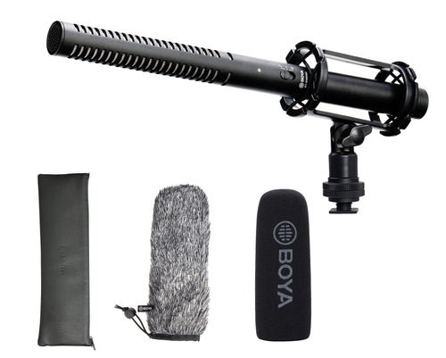 BOYA Micrófono Shotgun XLR BY-BM6060