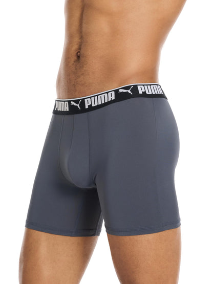 PUMA Calzoncillos Bóxer de Rendimiento para Hombre (Paquete de 5 / Talla M)