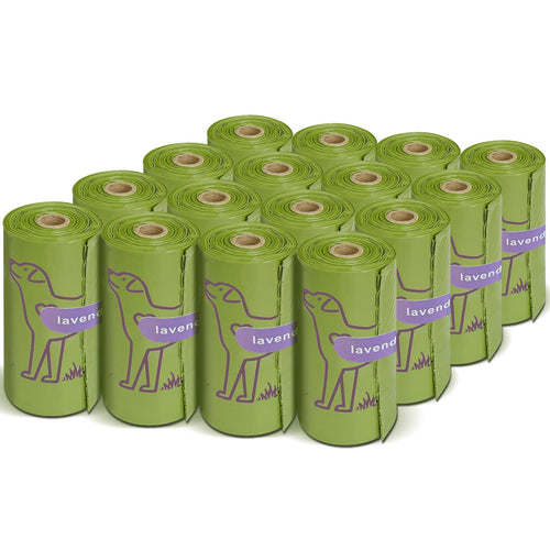 Bolsas para Desechos de Perro con Aroma a Lavanda (240 Unidades)