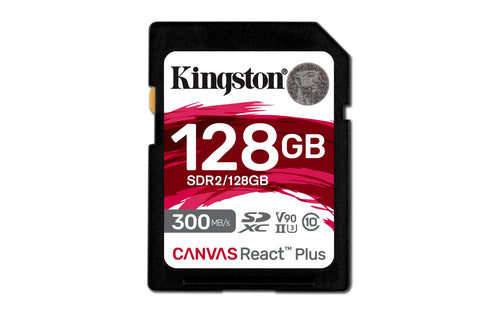 Kingston Tarjeta SD Canvas React Plus (128GB)