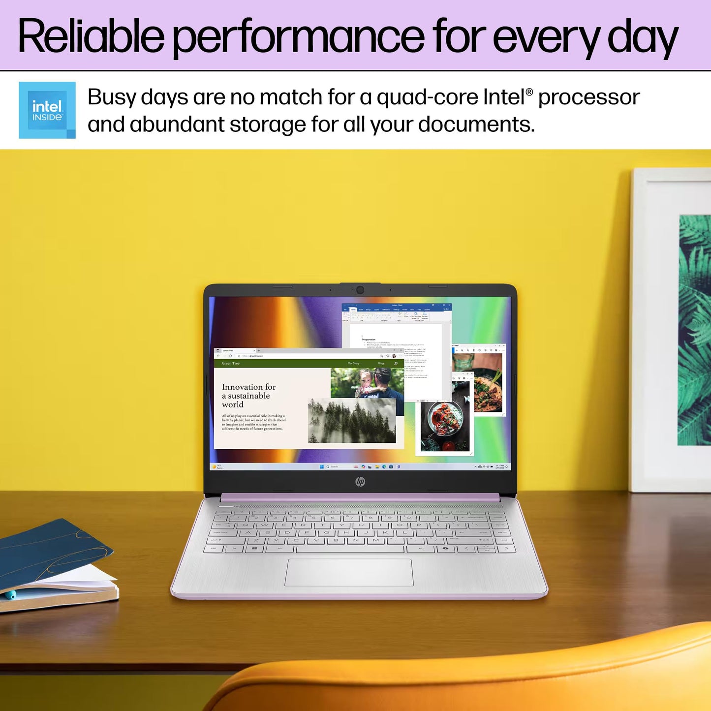 HP Laptop 14 Estudiantil y Negocios (628GB)