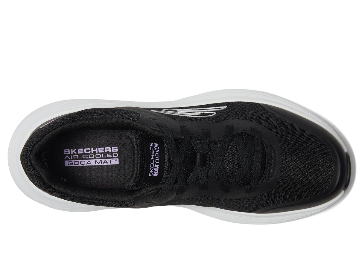 Skechers Women's Max Cushioning Endeavour Canova Sneaker, Black/White