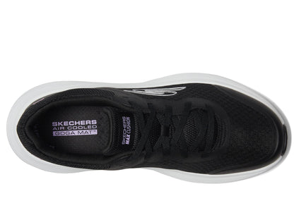 Skechers Women's Max Cushioning Endeavour Canova Sneaker, Black/White