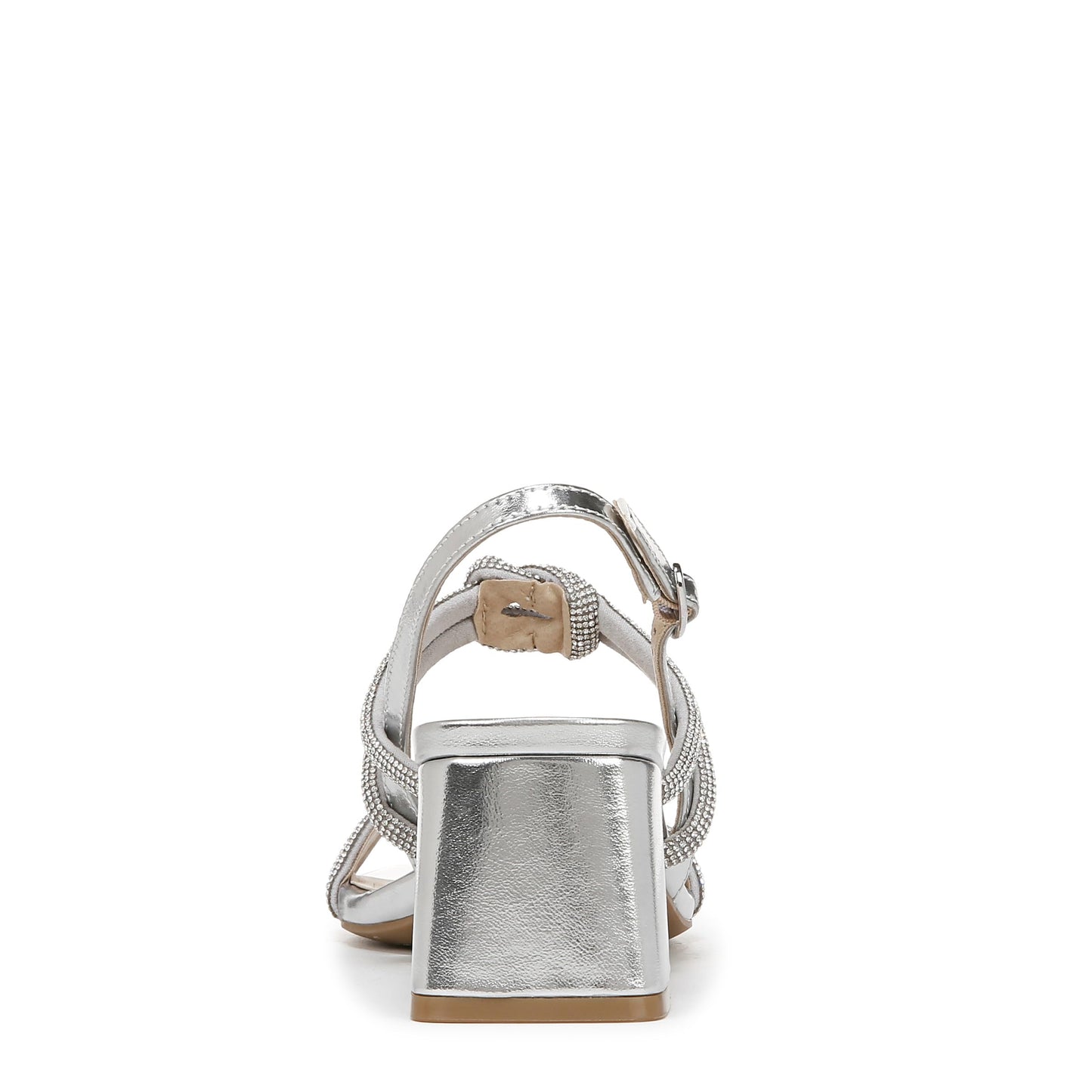 LifeStride Womens Celeste Heeled Sandal Silver Metallic