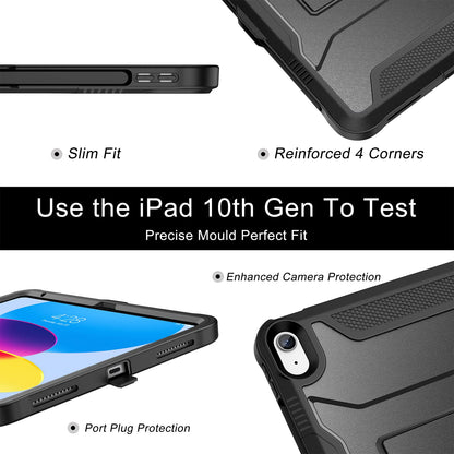 Soke Funda Protectora Resistente para iPad (Negro)