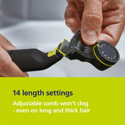Philips Norelco Rasuradora Eléctrica OneBlade Pro 360 (Modelo QP6542/70)