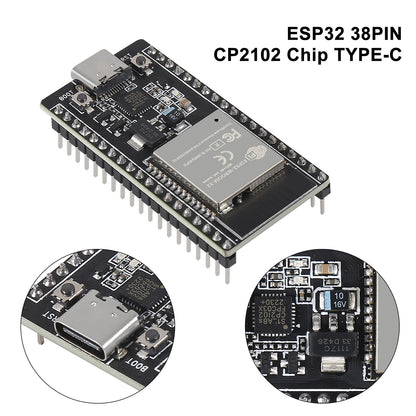 AITRIP Kit de Placa de Desarrollo ESP32 de 38 Pines (Paquete de 3 Sets)