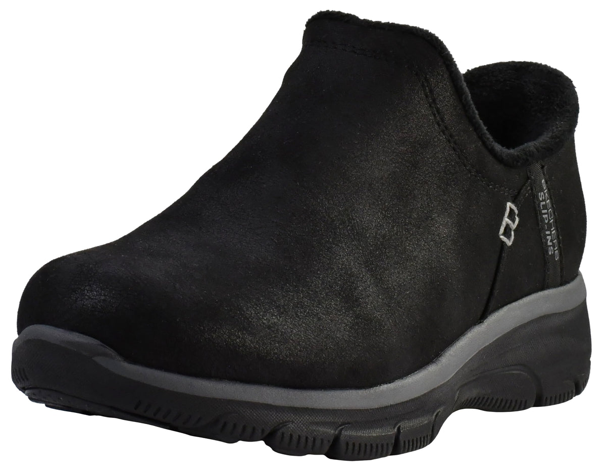 Skechers Women's Easy Going-Modern Hour Slip-In Ankle Boot, Black
