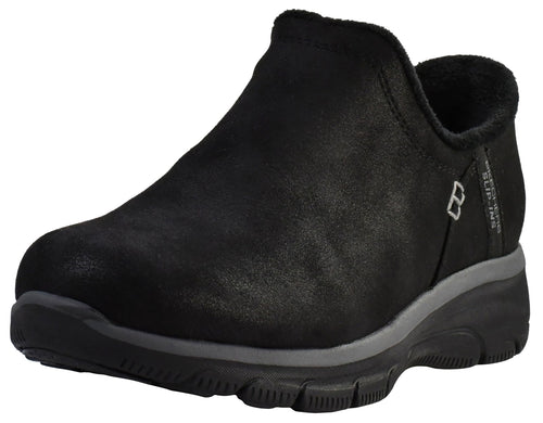 Skechers Women's Easy Going-Modern Hour Slip-In Ankle Boot, Black