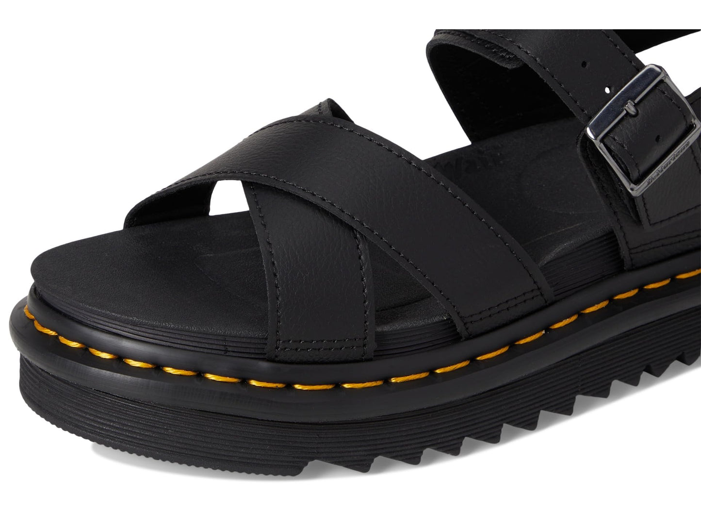 Dr. Martens Women's Voss II Sandal, Black Athena Leather