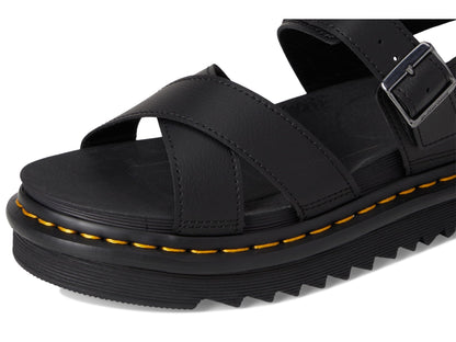 Dr. Martens Women's Voss II Sandal, Black Athena Leather