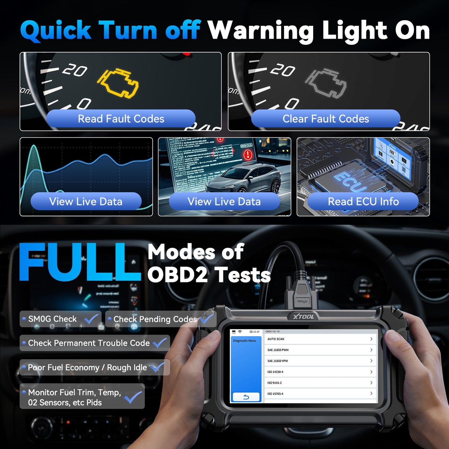 XTOOL D5S Escáner OBD2 Automotriz