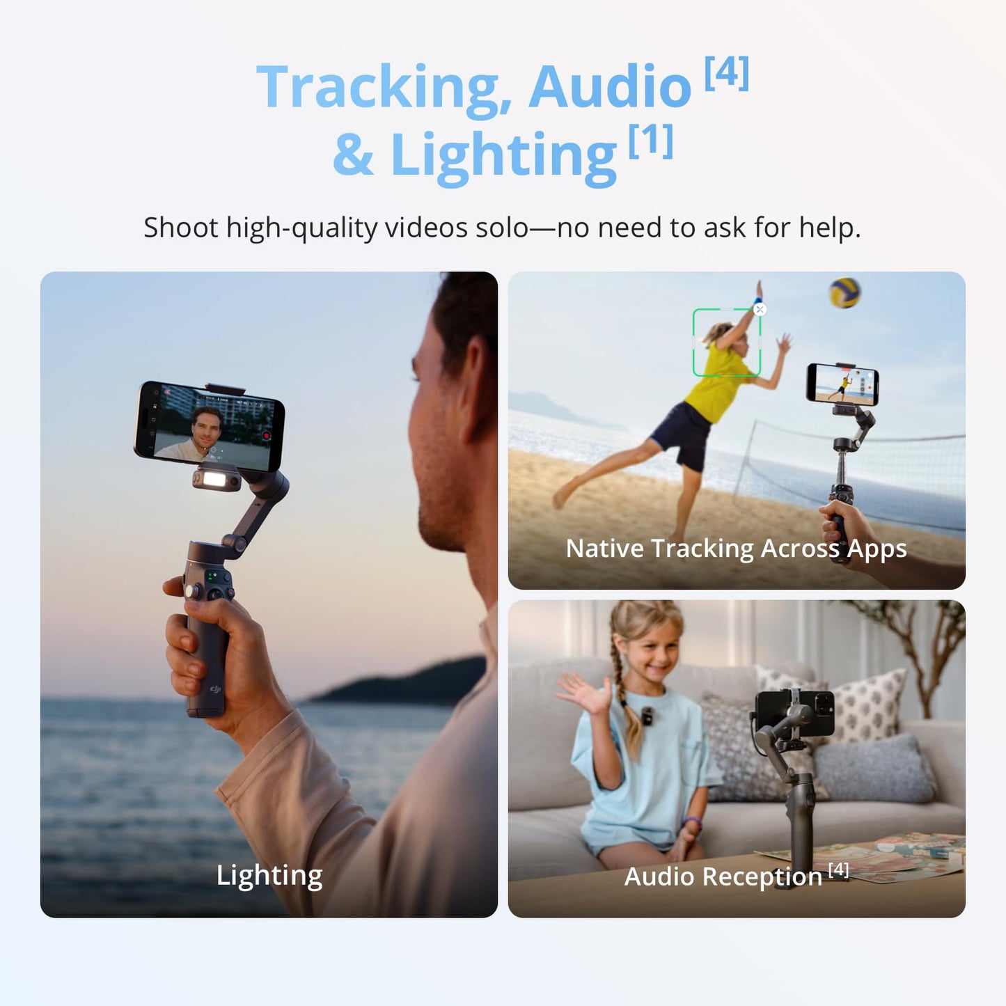 DJI Osmo Mobile 8 Estabilizador de Teléfono Combo Avanzado